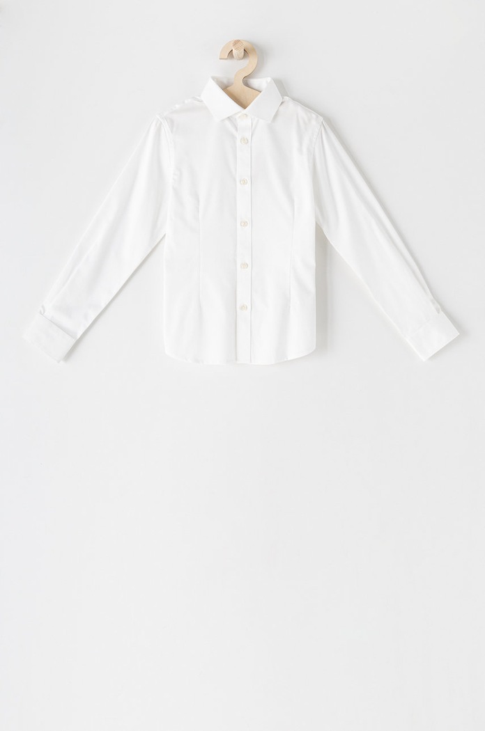 Dětská košile Jack & Jones s elastanem bílá 12151620