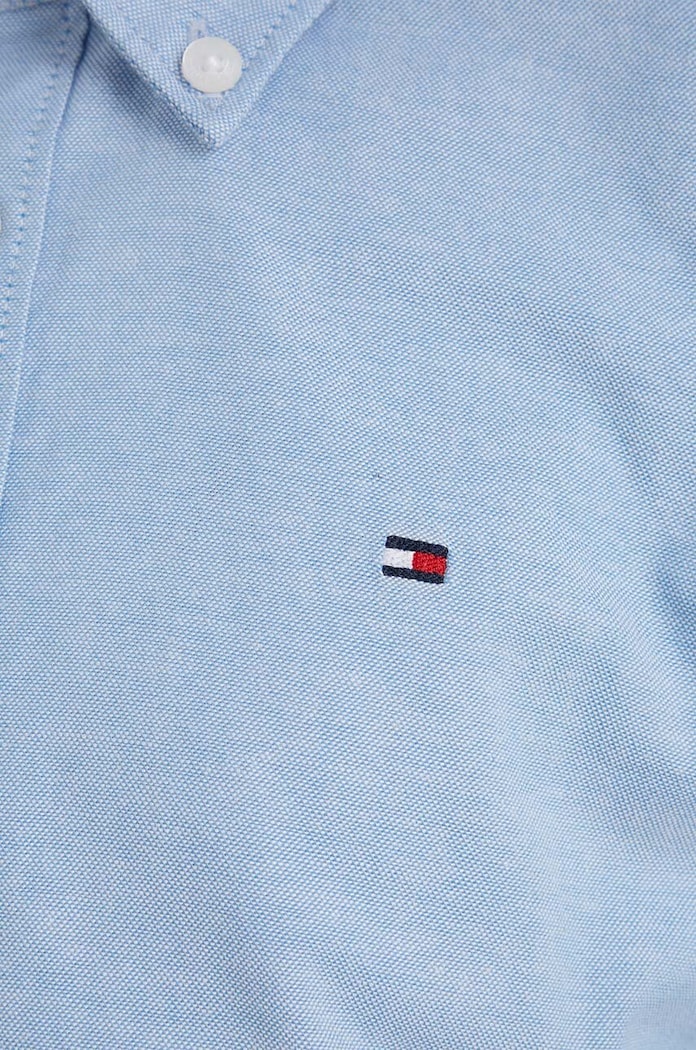Παιδικό πουκάμισο Tommy Hilfiger μπλε KB0KB06964.NOS