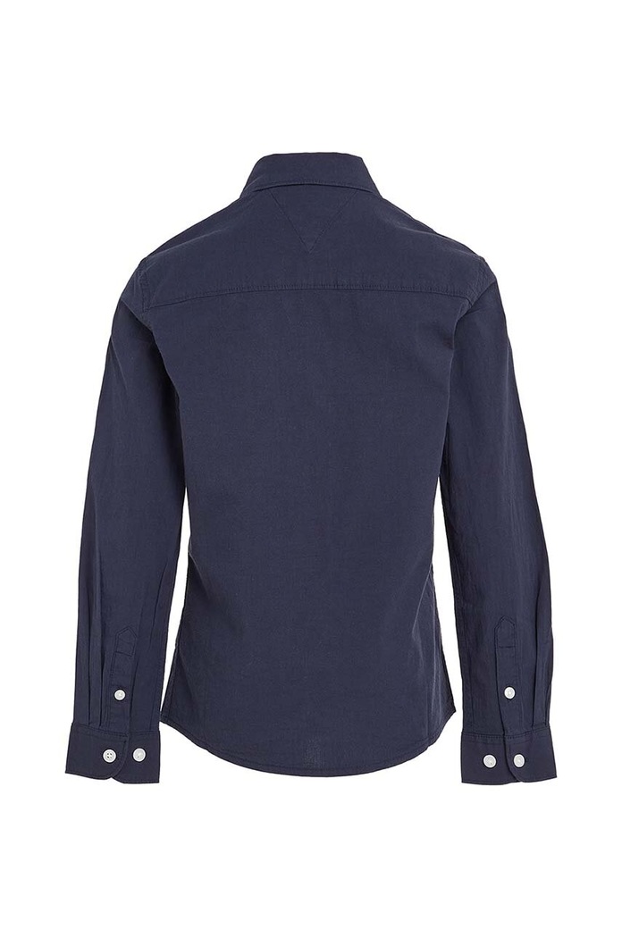 Αγορίστικα Παιδικό πουκάμισο Tommy Hilfiger KB0KB06965.NOS σκούρο μπλε