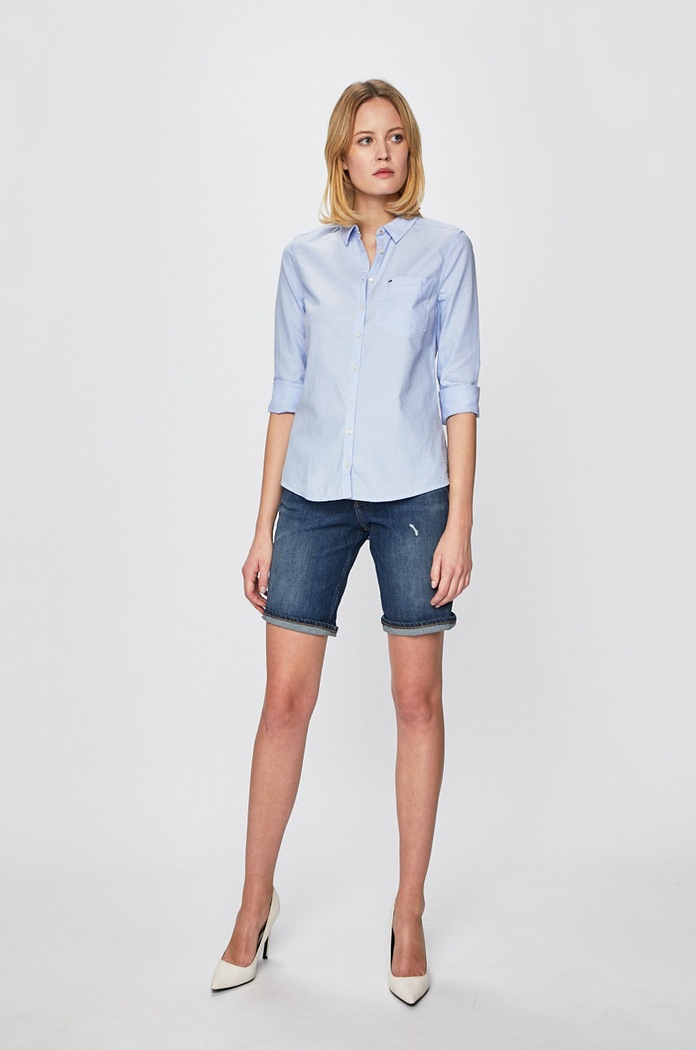 Îmbrăcăminte Tommy Jeans Camasa DW0DW04433 albastru