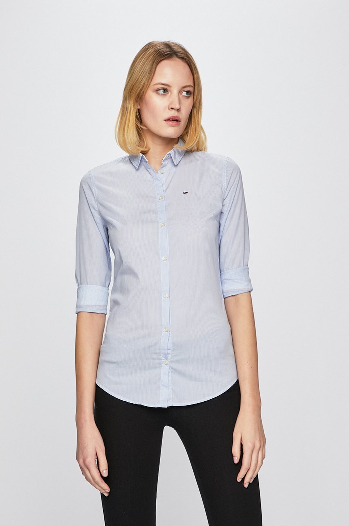 Tommy Jeans Koszula DW0DW04707 biały DW0DW04707