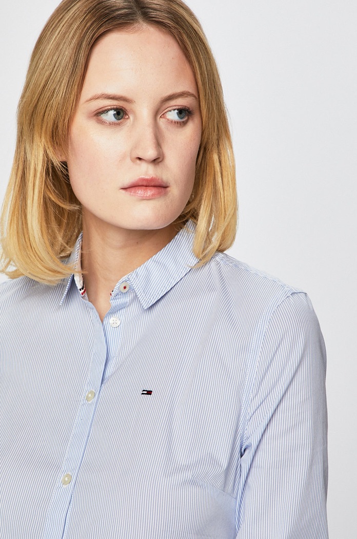 Koszula DW0DW04707 Tommy Jeans biały DW0DW04707