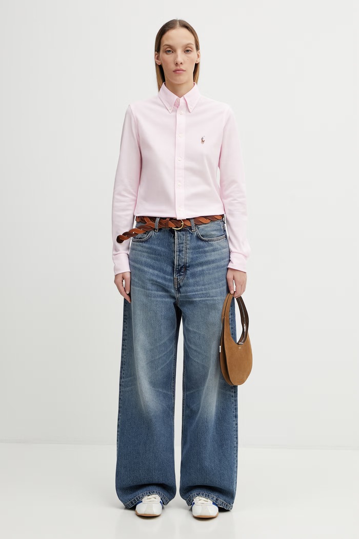 Polo Ralph Lauren oxford shirt cotton Women's 211664427002 pink