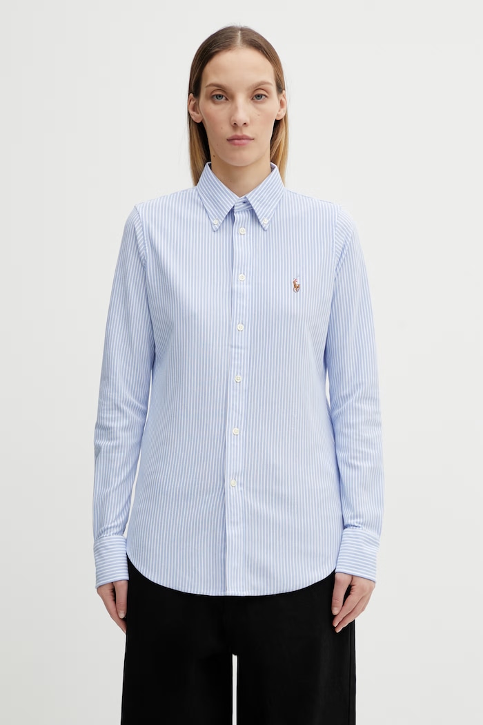Polo Ralph Lauren camicia regolare blu 211664416002