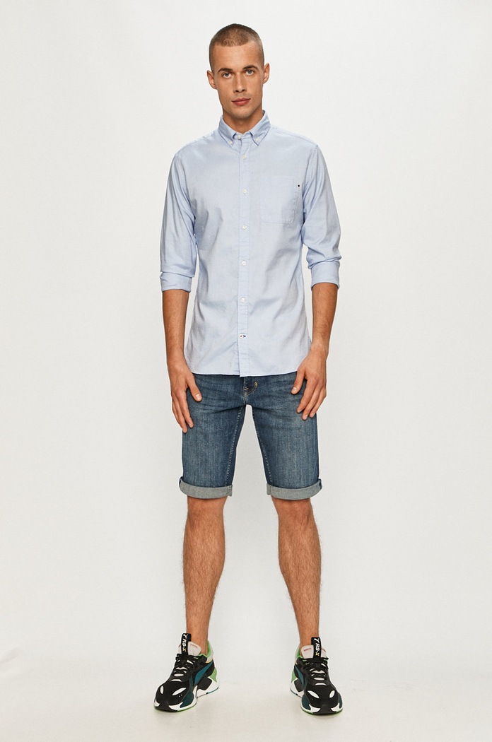 Odzież Jack & Jones - Koszula 12172736 niebieski