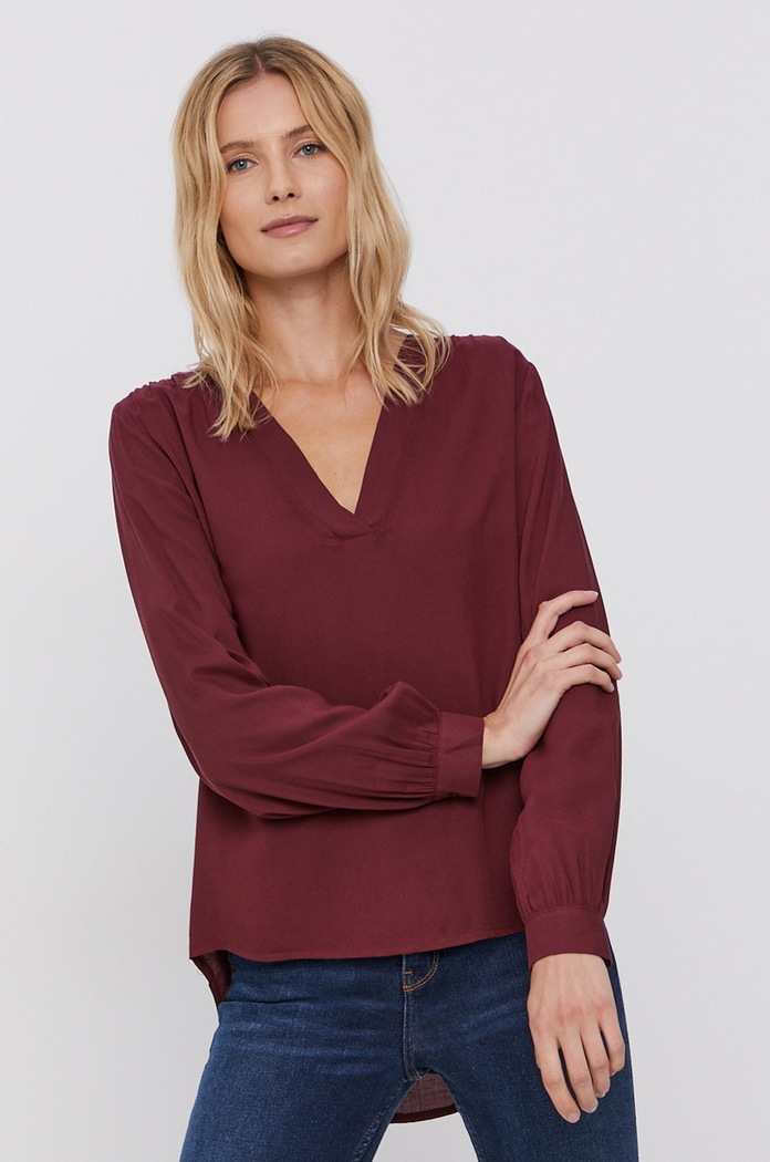 JDY Jacqueline de Yong Bluză 15212759 burgundia AA00