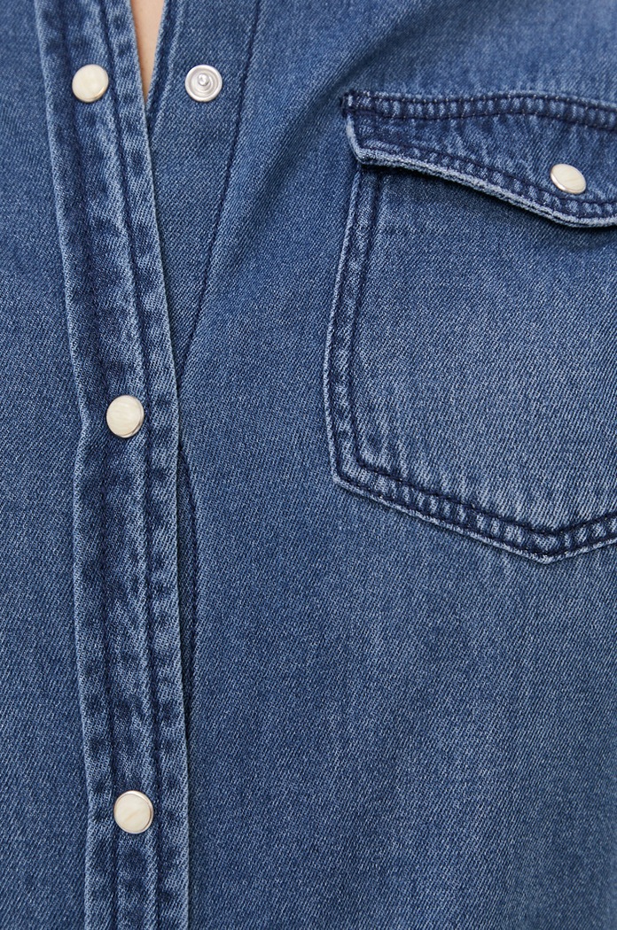Vero Moda Koszula bawełniana 10209106 niebieski
