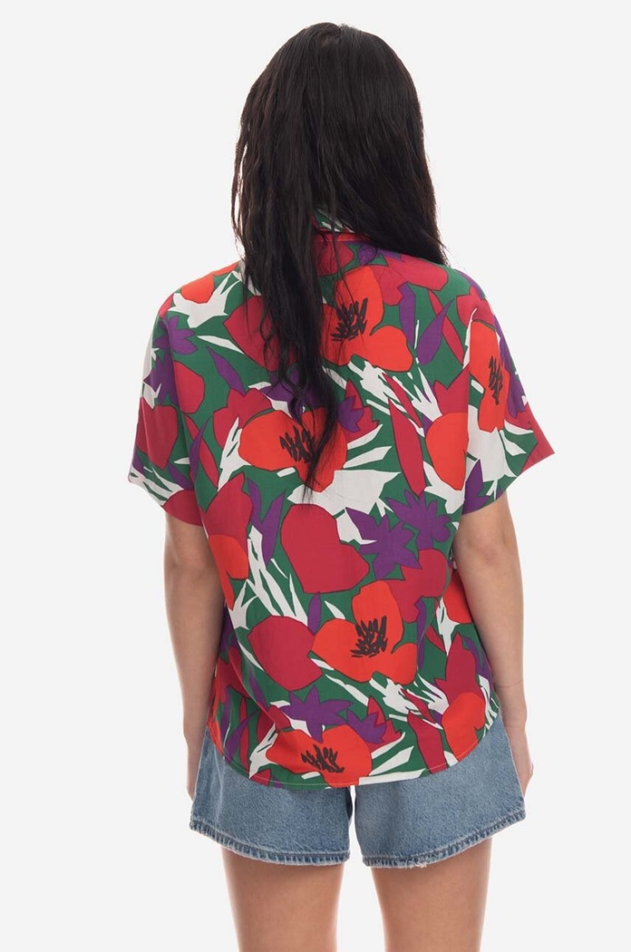 Košeľa s prímesou ľanu A.P.C. Chemise Zoe VIAJQ.F12504 viacfarebná AA00