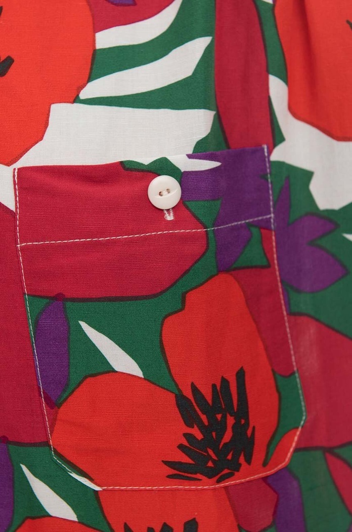 Košeľa s prímesou ľanu A.P.C. Chemise Zoe VIAJQ.F12504