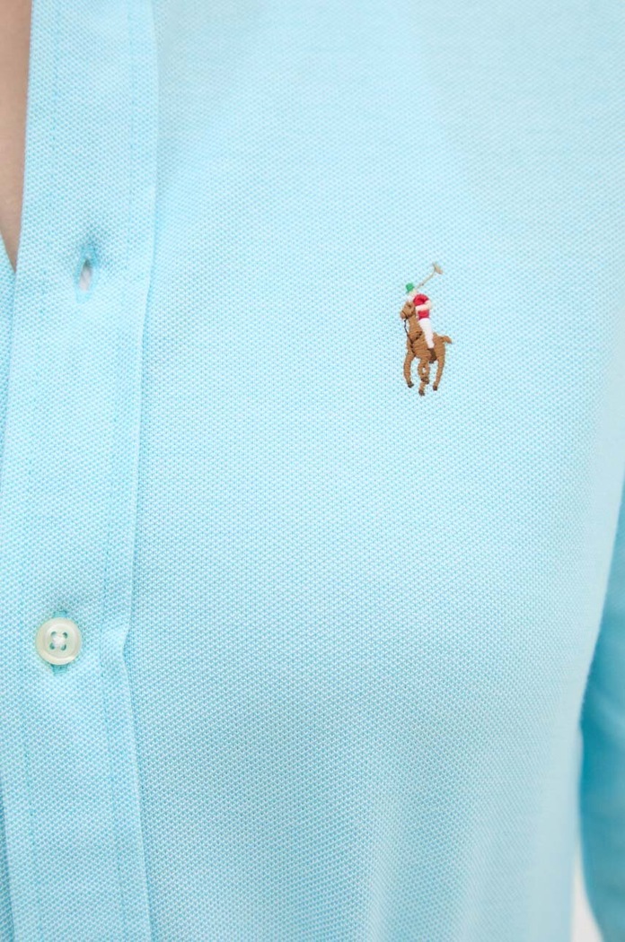 Polo Ralph Lauren рубашка оксфорд из хлопка для женщин 211924258