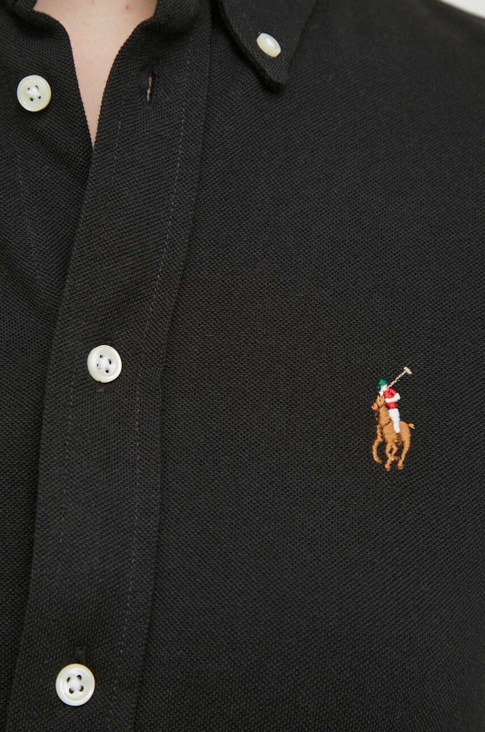Polo Ralph Lauren koszula oxford damska bawełniana 211924258 czarny