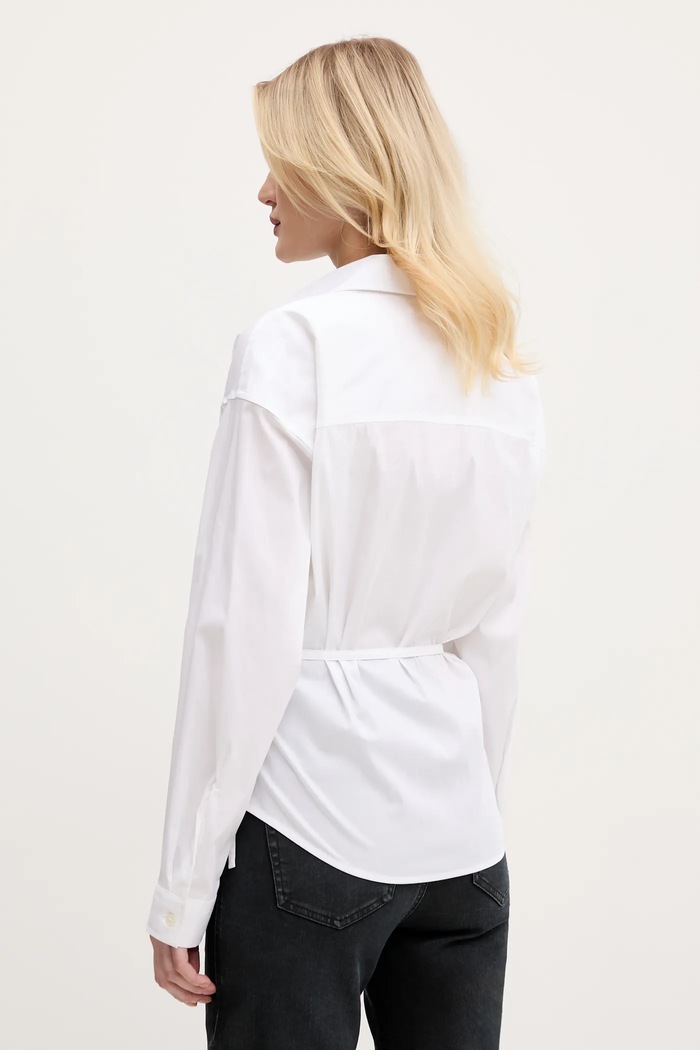Oblečenie Blúzka Diesel C-DELPHI SHIRT A16844.0IMAL biela