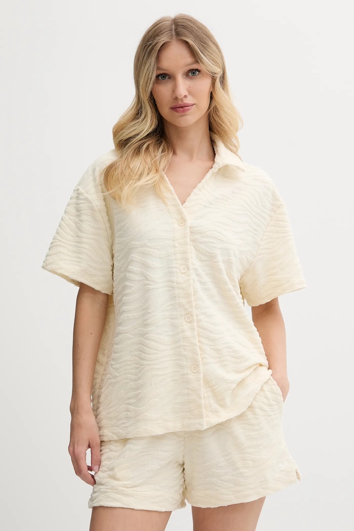 Πουκάμισο MC2 Saint Barth casual μπεζ SAH001