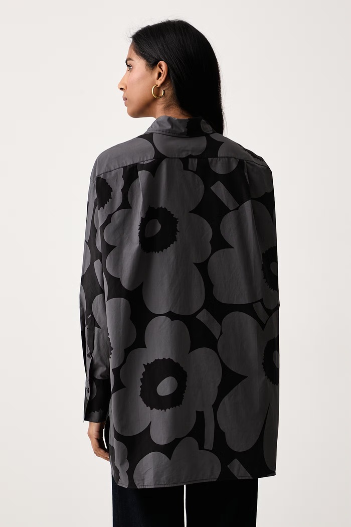 Îmbrăcăminte Marimekko Cămașă pentru femei din bumbac 094724 negru