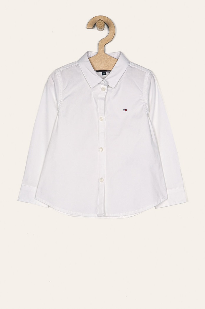 Tommy Hilfiger - Koszula dziecięca 86-176 cm z elastanem biały KG0KG03530
