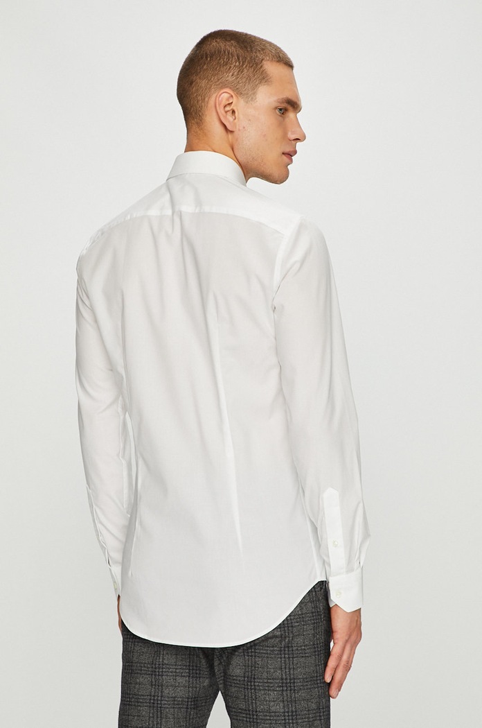 Tommy Hilfiger Tailored - Košeľa biela TT0TT01936