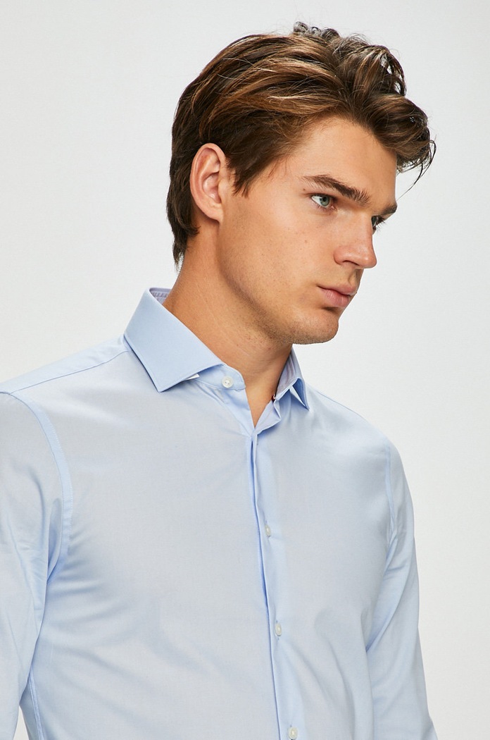 Tommy Hilfiger Tailored - Košeľa TT0TT01936 modrá