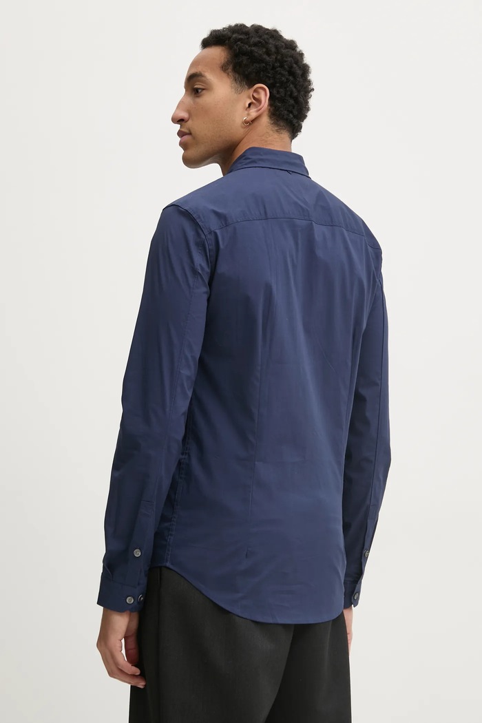 Ruházat Tommy Jeans férfi pamut elasztánnal DM0DM04405 sötétkék