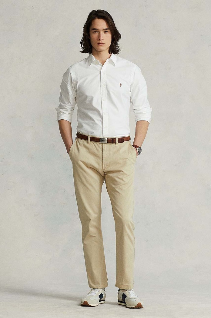 Oblečení Košile Polo Ralph Lauren 710549084006 bílá