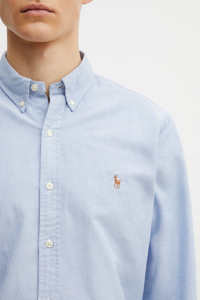 Polo Ralph Lauren camicia blu 710549084007