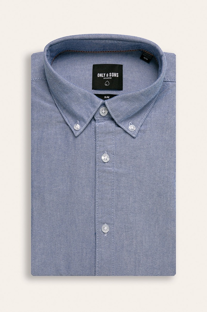 Only & Sons - Košeľa slim modrá 22013849