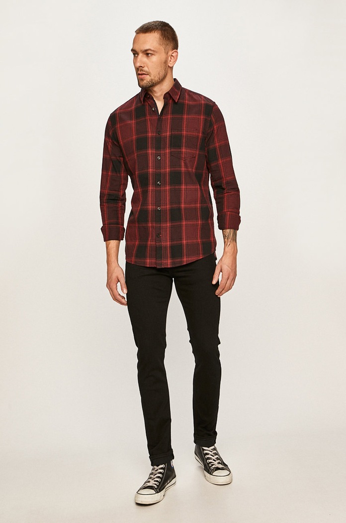 Odzież Tom Tailor Denim - Koszula 1013529 czarny