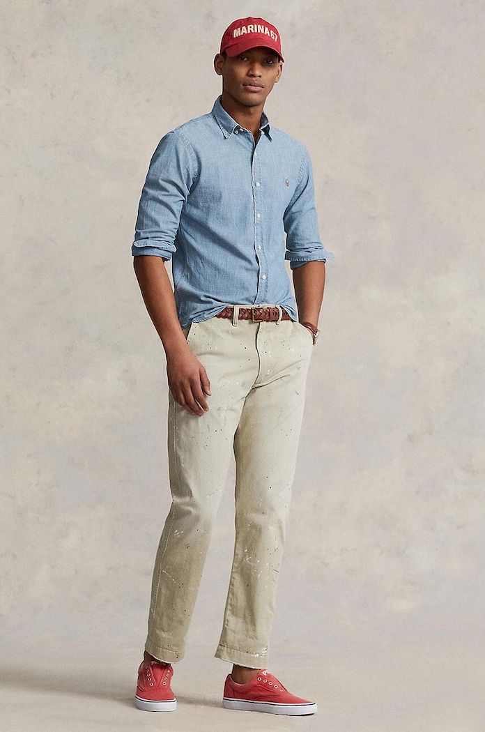 Polo Ralph Lauren - Rifľová košeľa modrá 710548538001