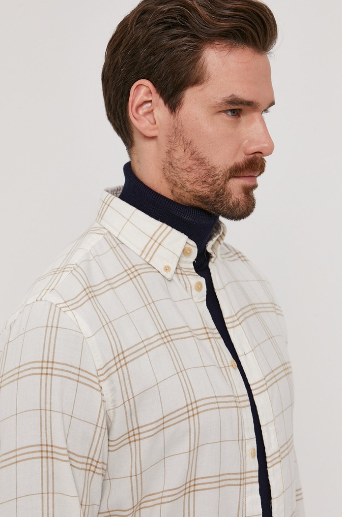 Košeľa Selected Homme 16074464 béžová