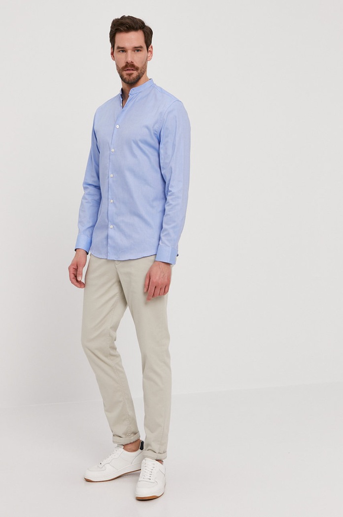 Odzież Selected Homme - Koszula 16075810 niebieski