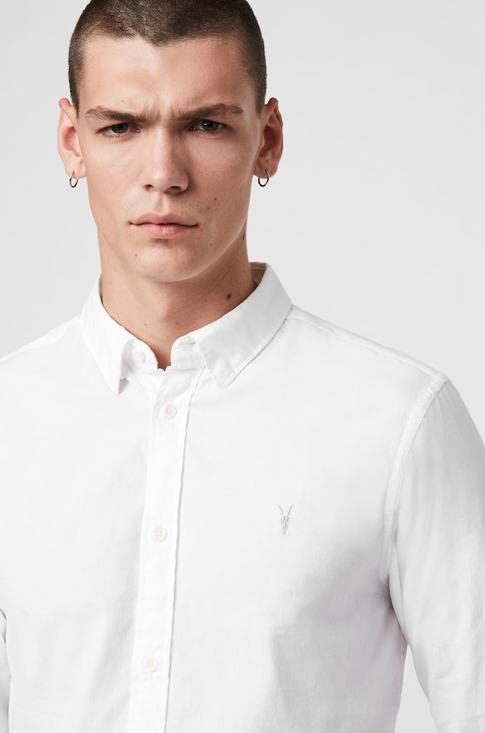 AllSaints – Koszula REDONDO LS SHIRT MS120F biały AA00