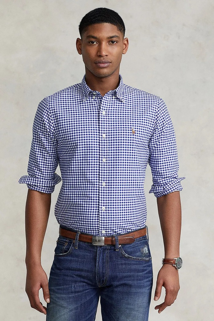 Polo Ralph Lauren - Koszula 710549084010 wzorzyste niebieski 710549084010