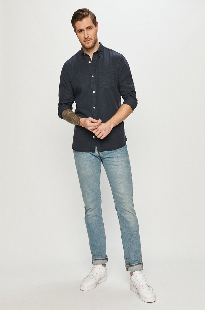 Oblečenie Jack & Jones - Košeľa 12181600 tmavomodrá