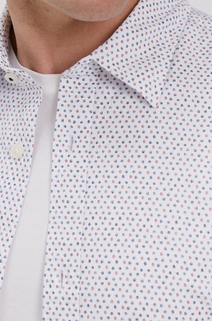 Jack & Jones - Bavlnená košeľa 12173241 biela AA00
