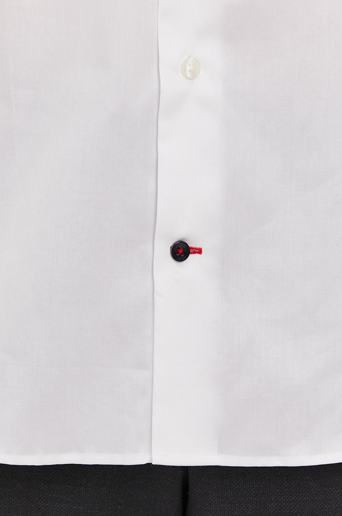 Bavlnená košeľa Tommy Hilfiger Tailored TT67870366 biela AA00