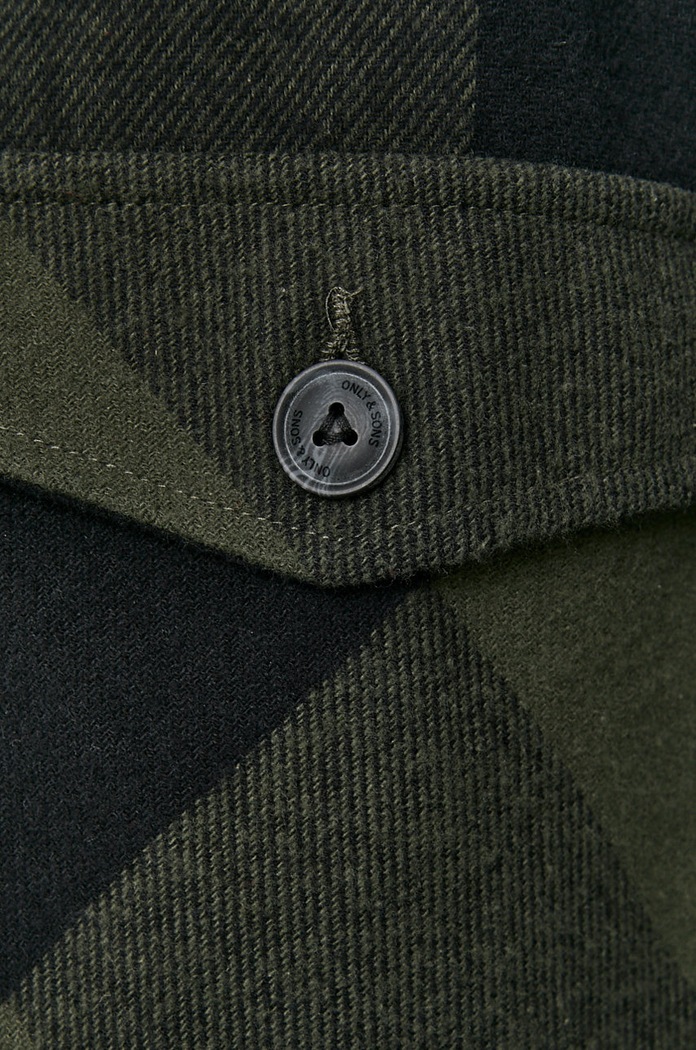 Only & Sons Koszula bawełniana 22019854 zielony