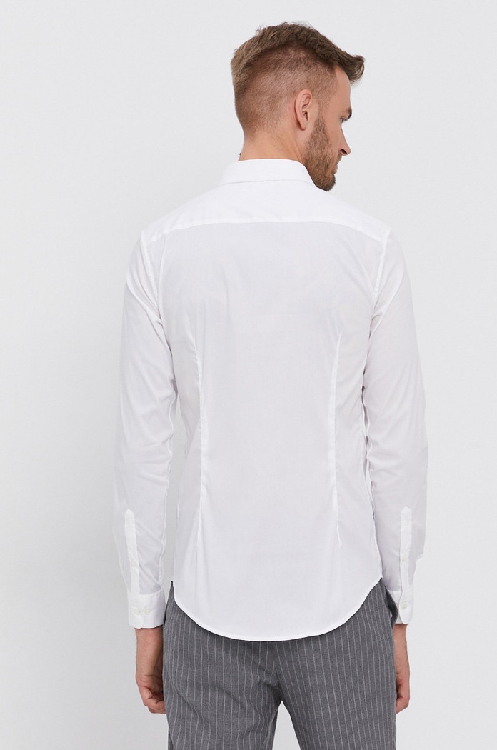 Košeľa Emporio Armani biela 8N1C09.1NI9Z