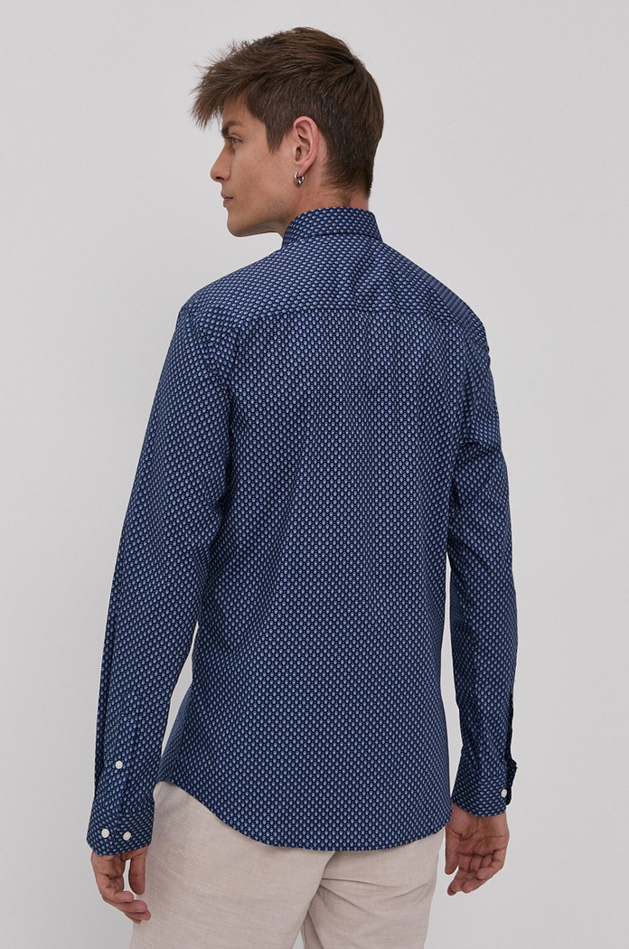 Oblečení Košile Jack & Jones 12183779 námořnická modř