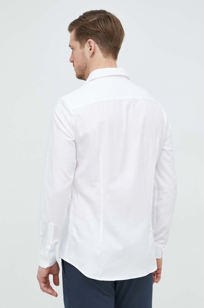 Odzież Emporio Armani koszula bawełniana 8N1CD4.1NB1Z.NOS biały