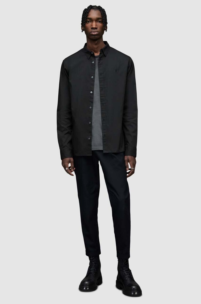 AllSaints koszula HAWTHORNE LS SHIRT MS254U