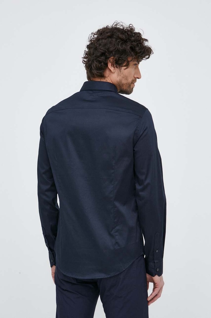 Oblečení Košile Armani Exchange 8NZCBD.ZN10Z.NOS námořnická modř