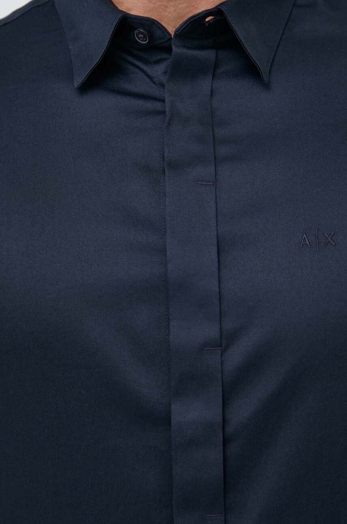 Košile Armani Exchange 8NZCBD.ZN10Z.NOS námořnická modř
