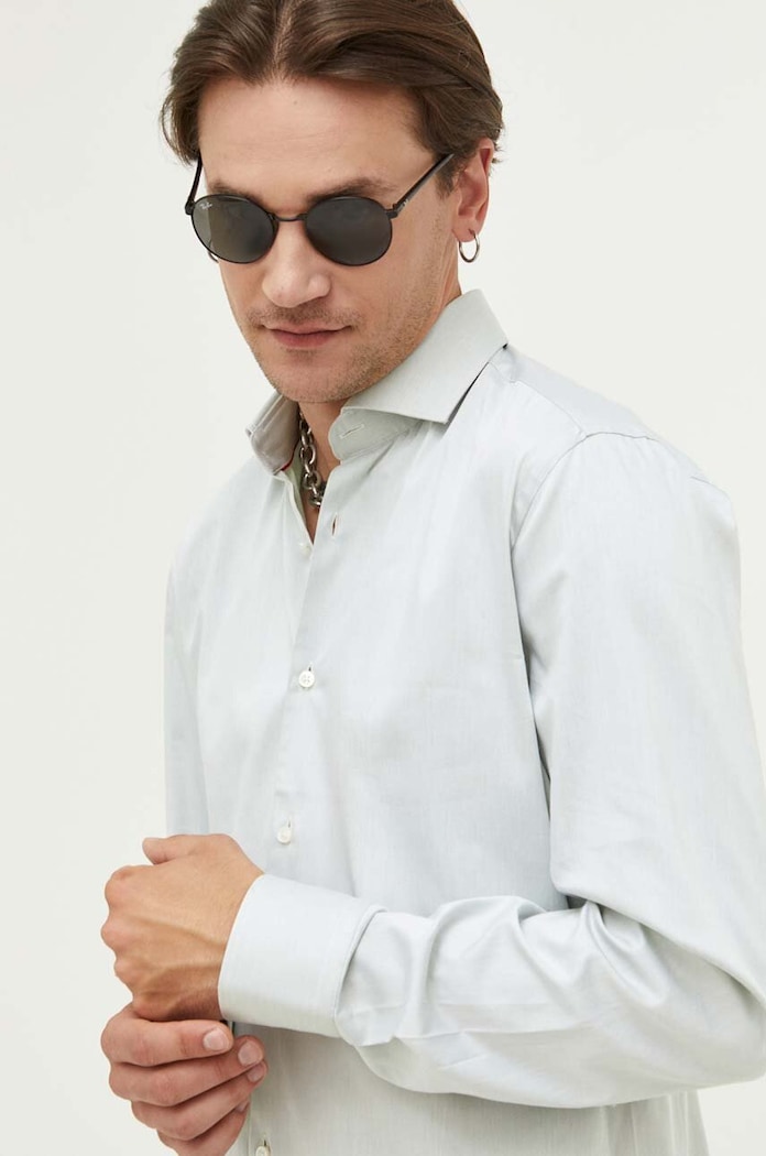 HUGO pamut ing zöld 50482056