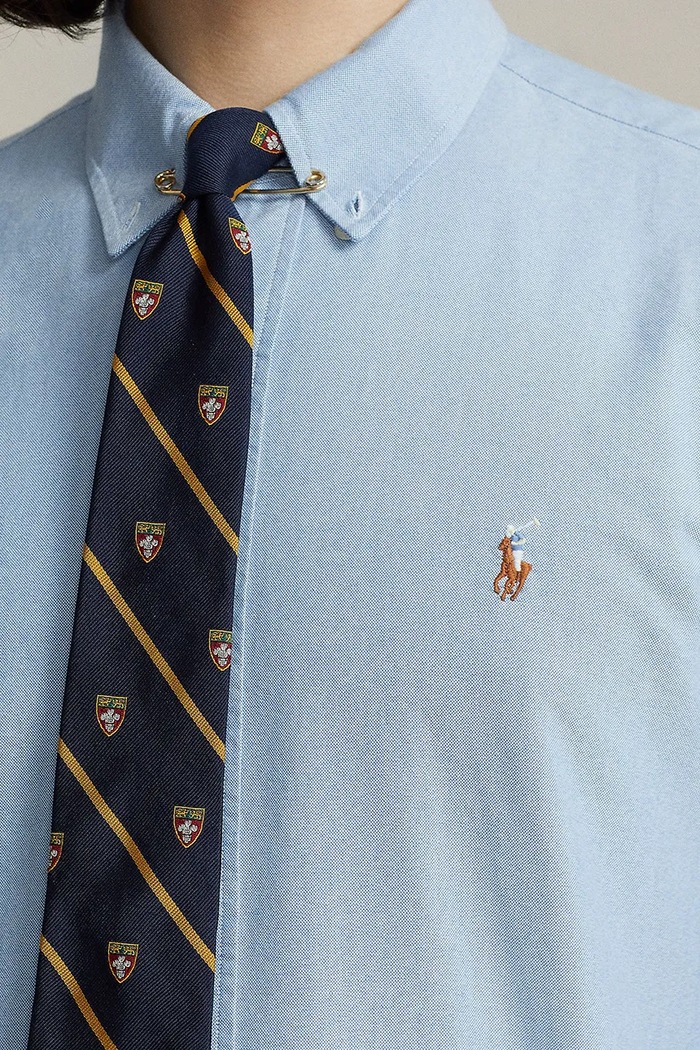 Polo Ralph Lauren koszula bawełniana niebieski 710792041