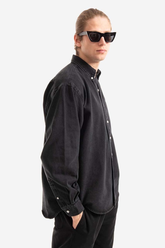 thisisneverthat denim shirt Washed Denim TN221DSHTL01