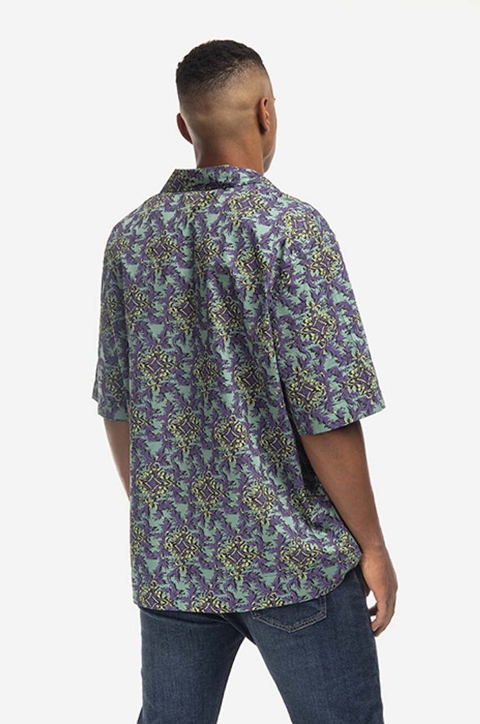 Abbigliamento Wood Wood camicia in cotone Ohan Chateau 12225313.1612 verde