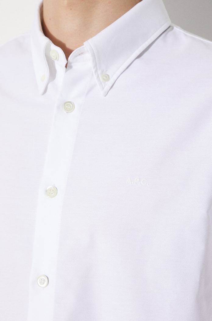 A.P.C. camicia in cotone Chemise Greg COECK.H12499