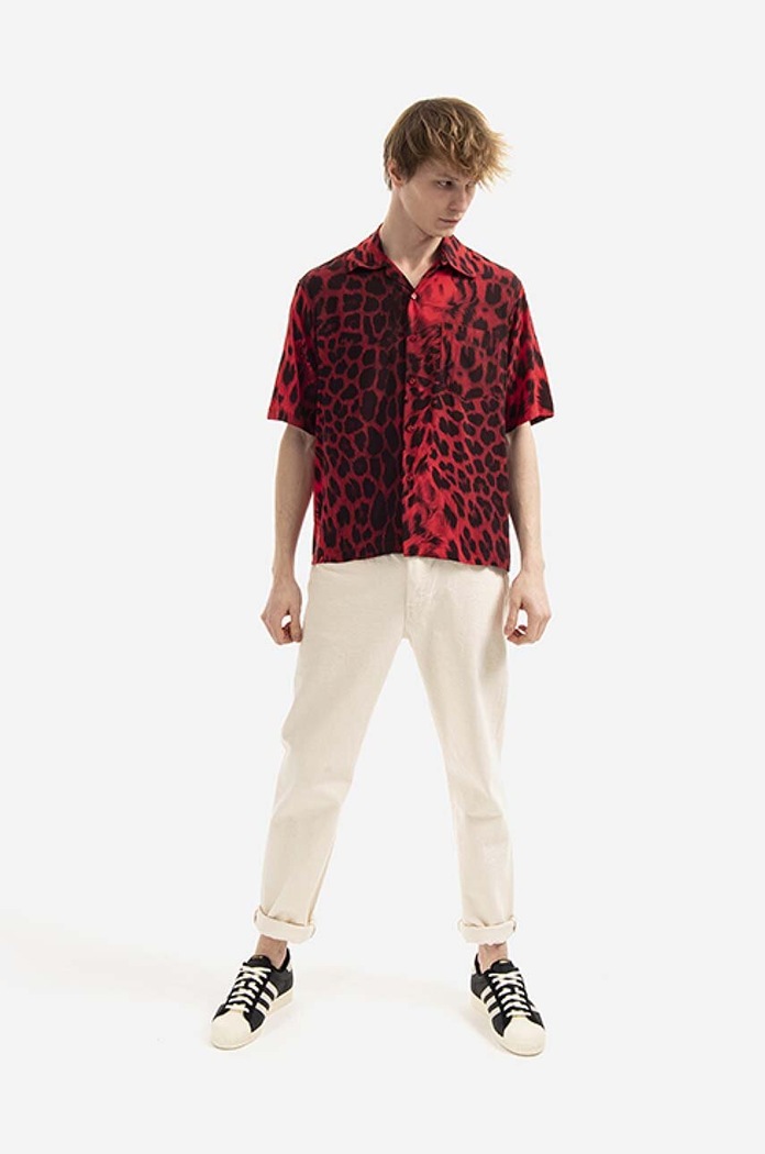 Aries shirt AR40104 red SS23