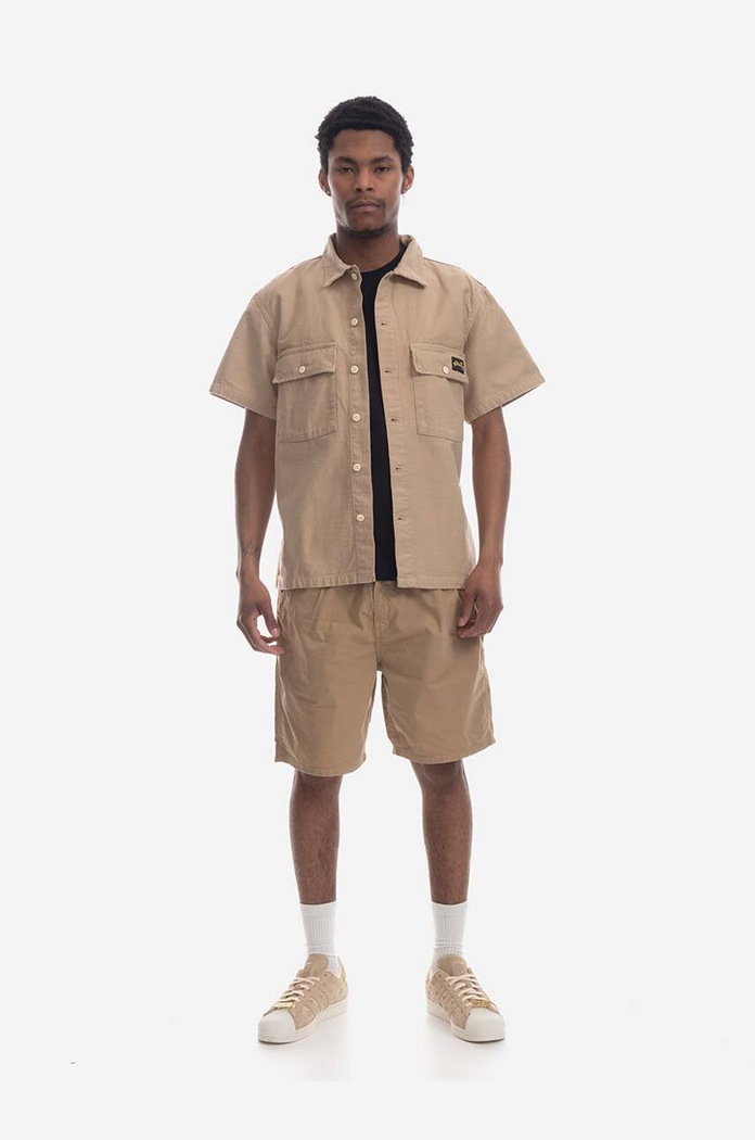 Stan Ray cotton shirt cotton beige SS23011KHA