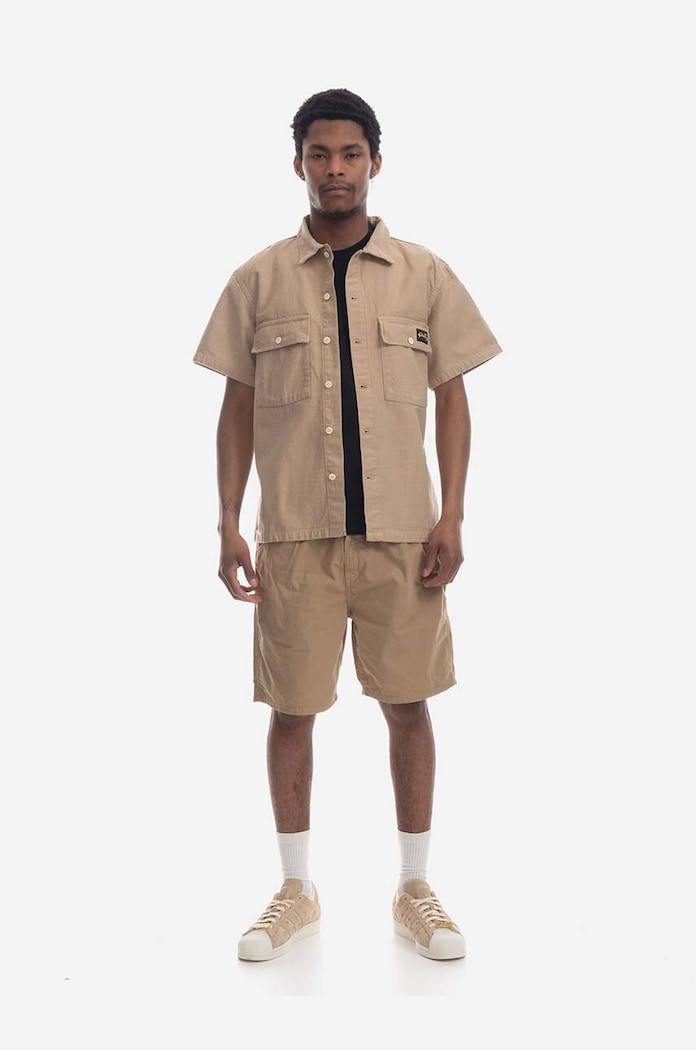 Stan Ray cotton shirt cotton beige SS23011KHA