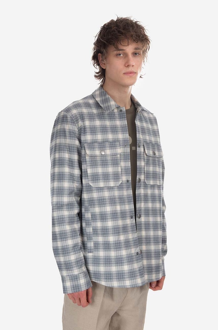 Abbigliamento A.P.C. camicia in cotone Alex COGAX.H02625 grigio